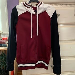 ZUMIEZ EMPYRE retro color block hoodie
